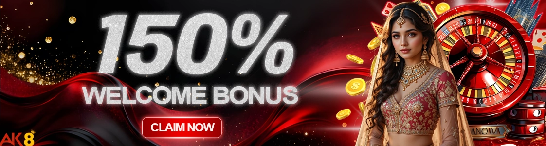 150% Welcome Bonus AK8 Nepal